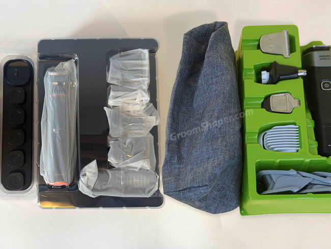 Maxgroom vs Philips Multigroom 5000 Accessories